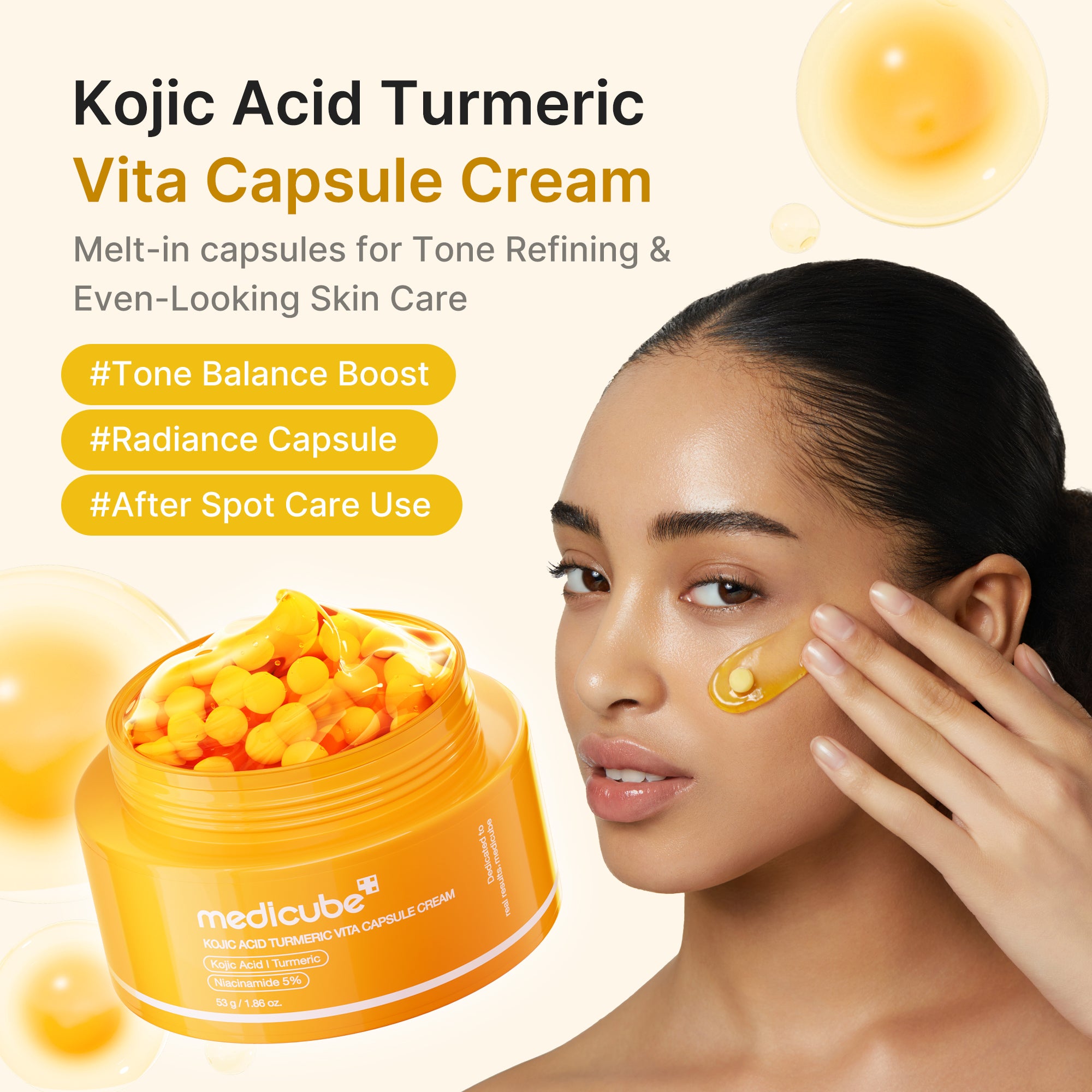 Kojic Acid Turmeric Vita Capsule Cream - Image 2