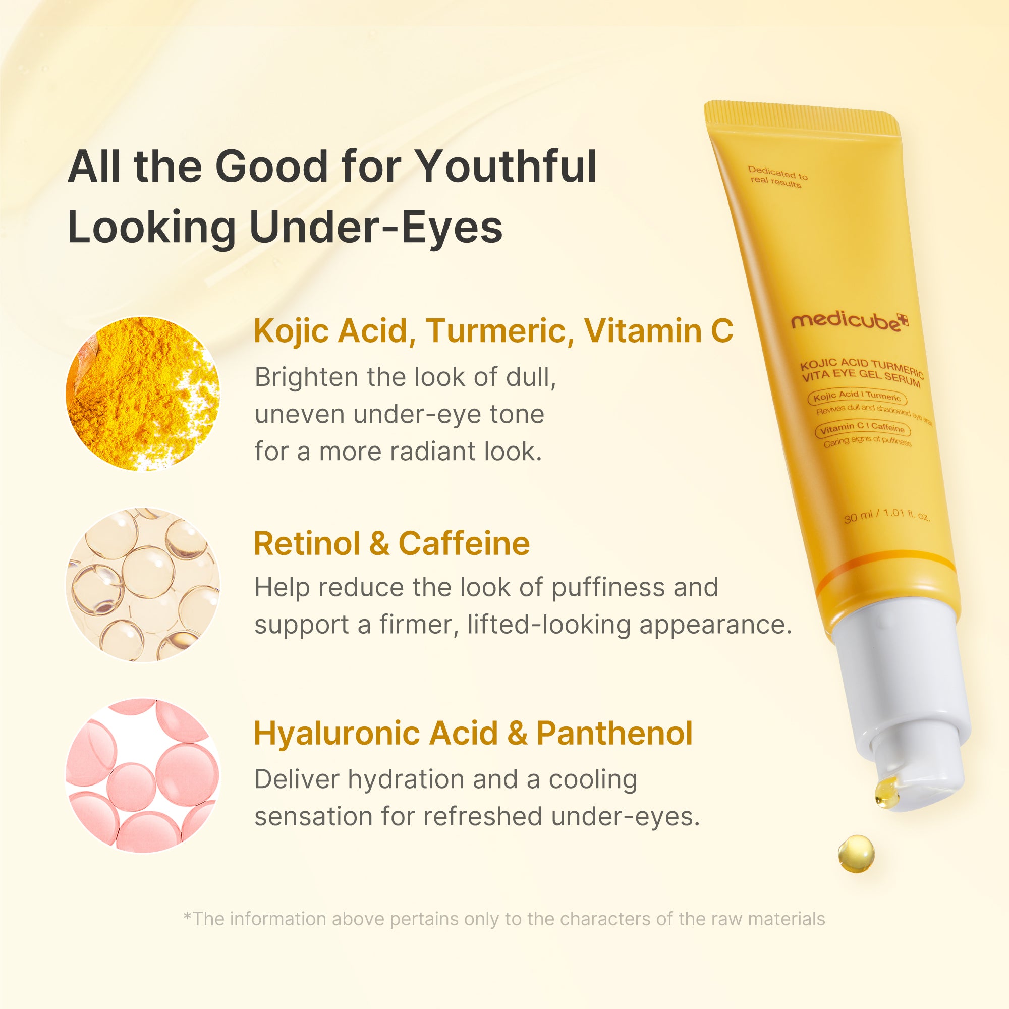Kojic Acid Tumeric Eye Gel Serum - Image 3