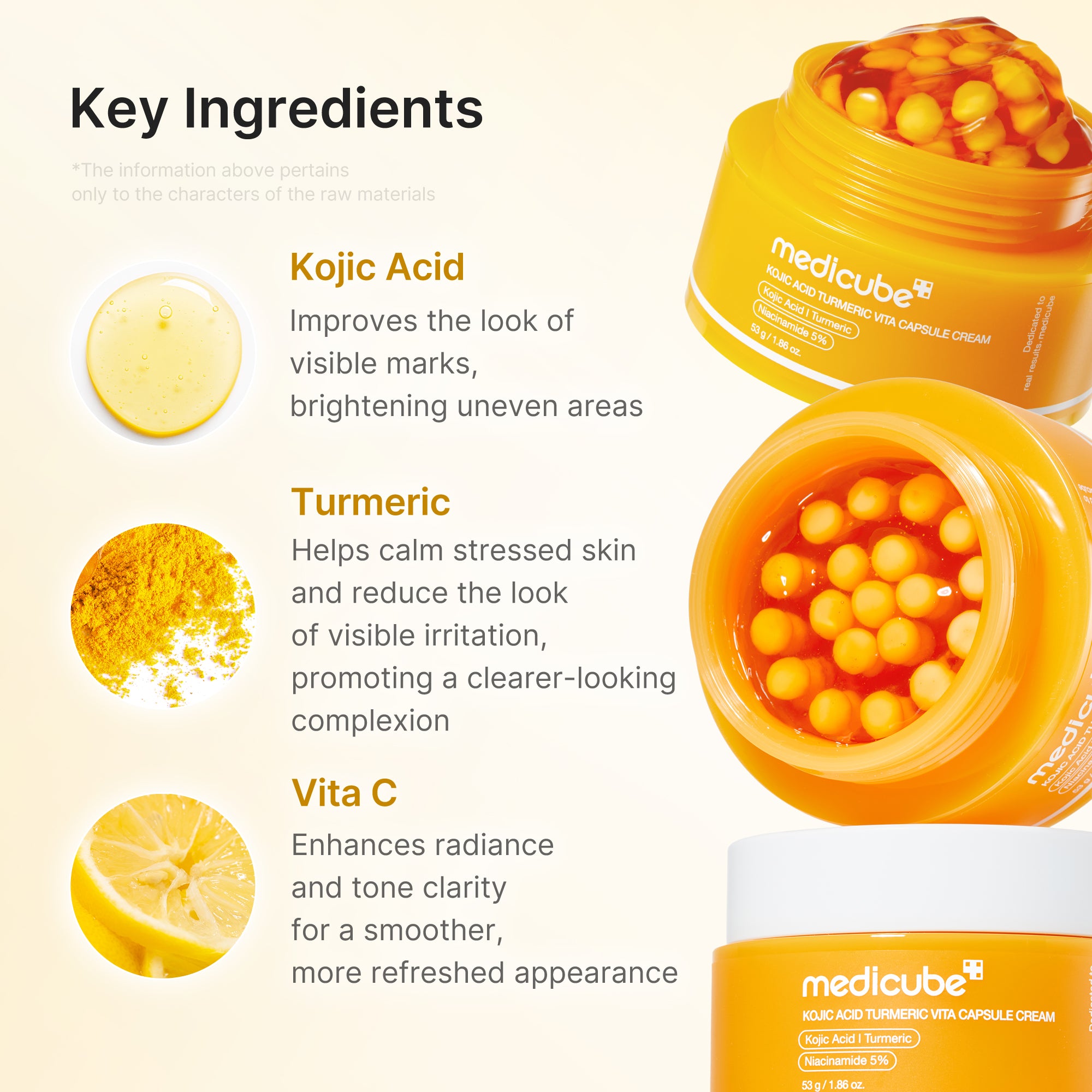 Kojic Acid Turmeric Vita Capsule Cream - Image 3
