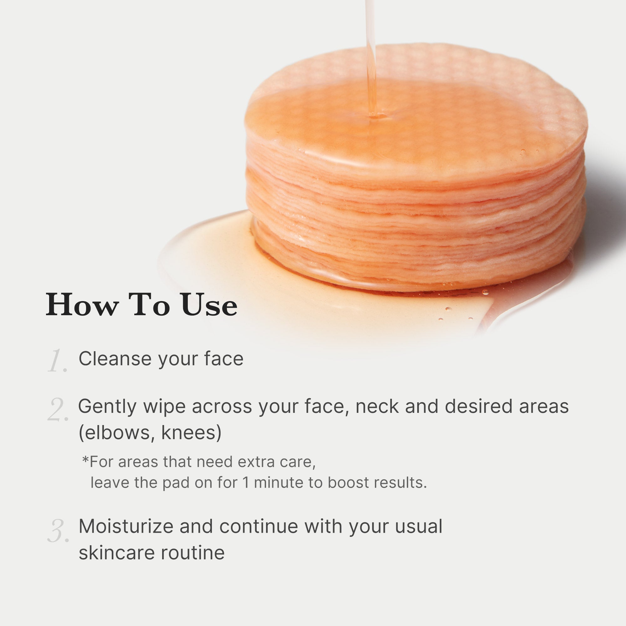 Red Succinic Acid Panthenol Pads - Image 5