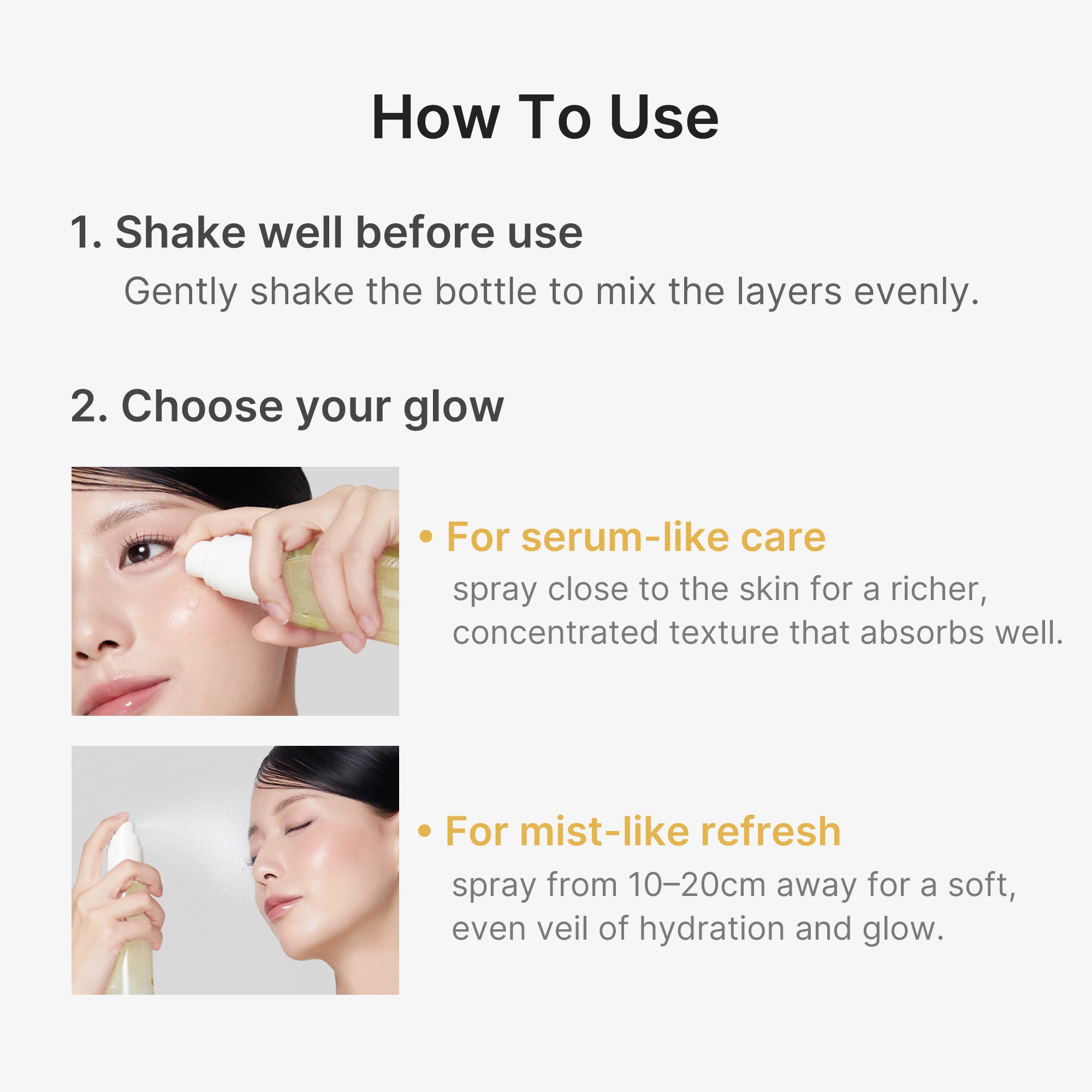 Kojic Acid Turmeric Vitamin Gold Jelly Mist Serum - Image 6