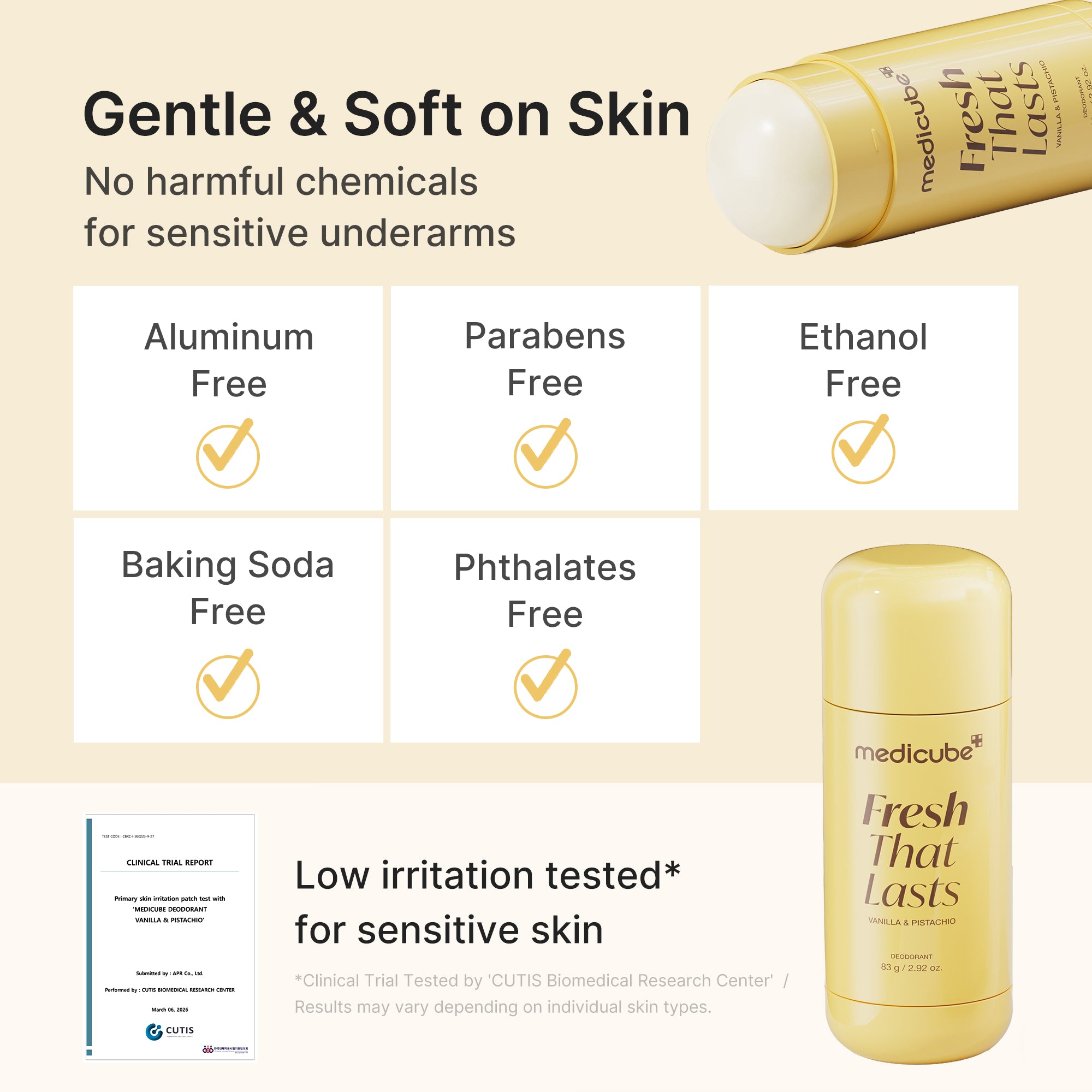 Kojic Acid Brightening Deodorant (Vanilla & Pistachio) - Image 7