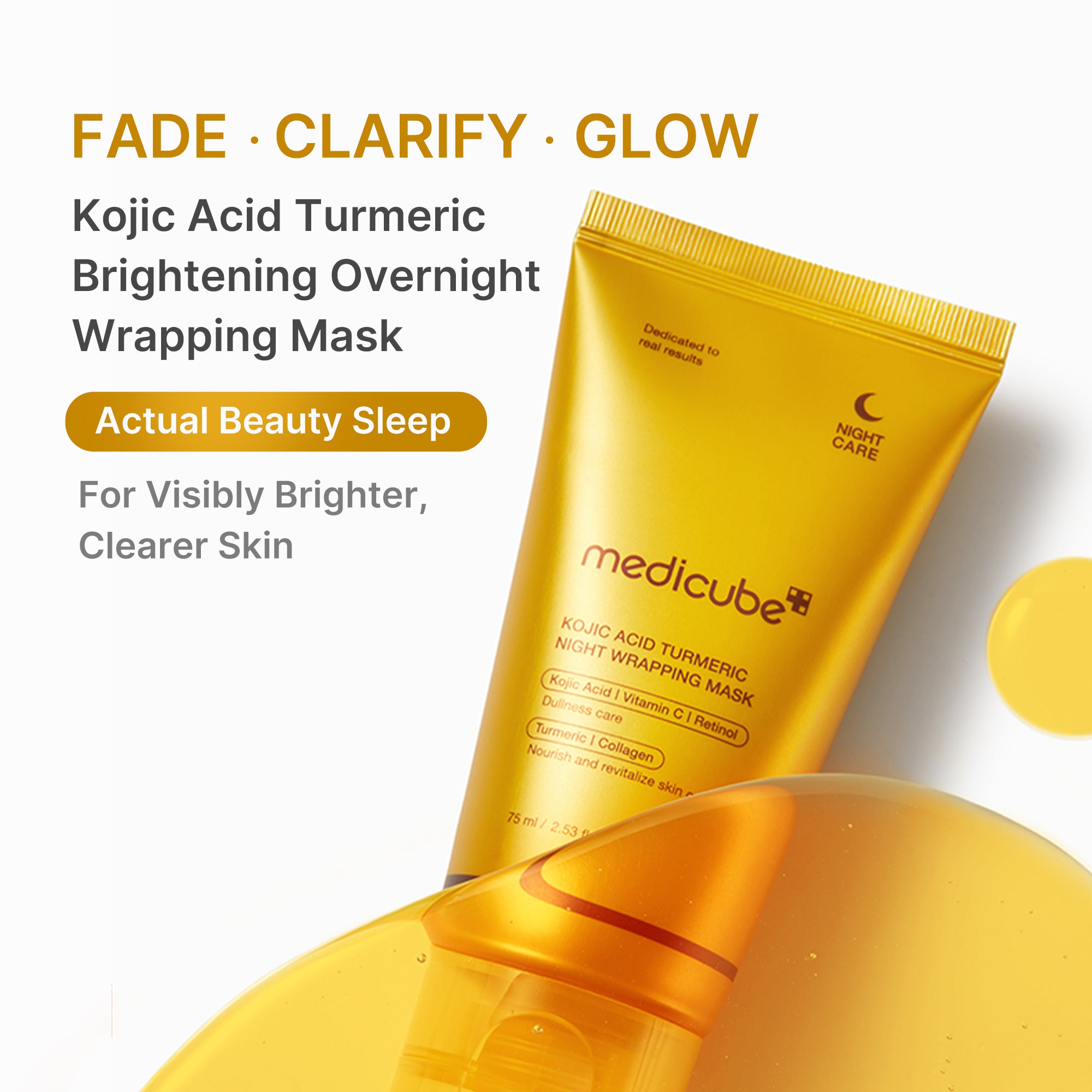 Kojic Acid Turmeric Overnight Wrapping Mask - Image 3