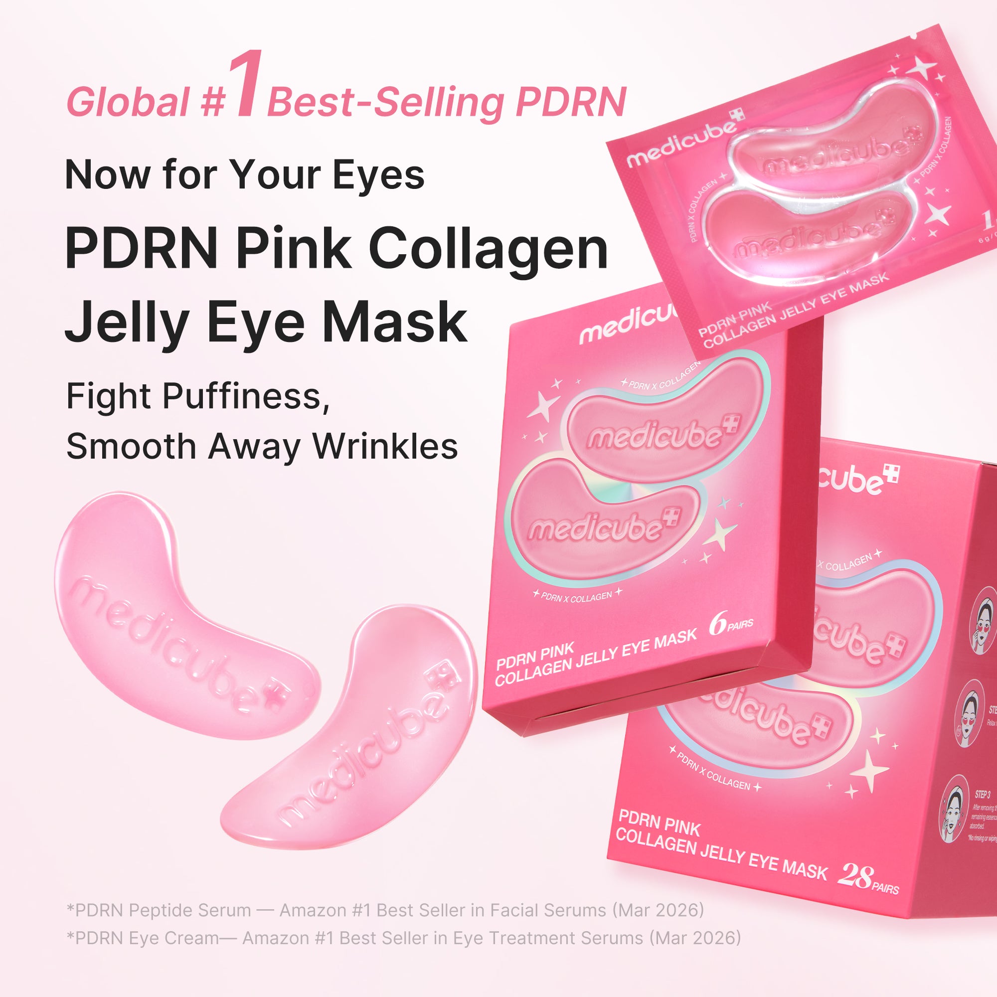 PDRN Pink Collagen Jelly Eye Mask - Image 4